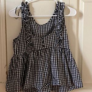 ZARA black & white top